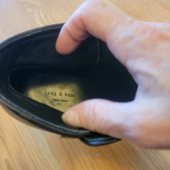 Rag and bone black suede booties - Picture 4 of 6